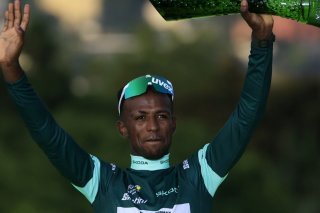 Biniam Girmay a fait fort sur le Tour de France KEYSTONE/EPA/GUILLAUME HORCAJUELO